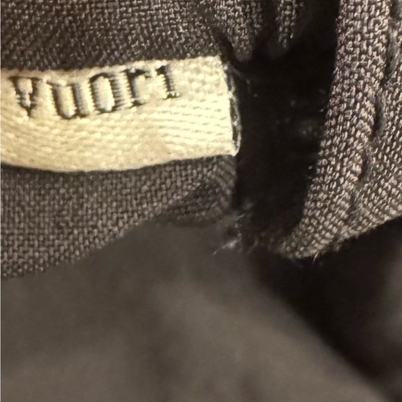 VUORI Villa Black Wide Leg Comfy Trousers Size S - Picture 8 of 9